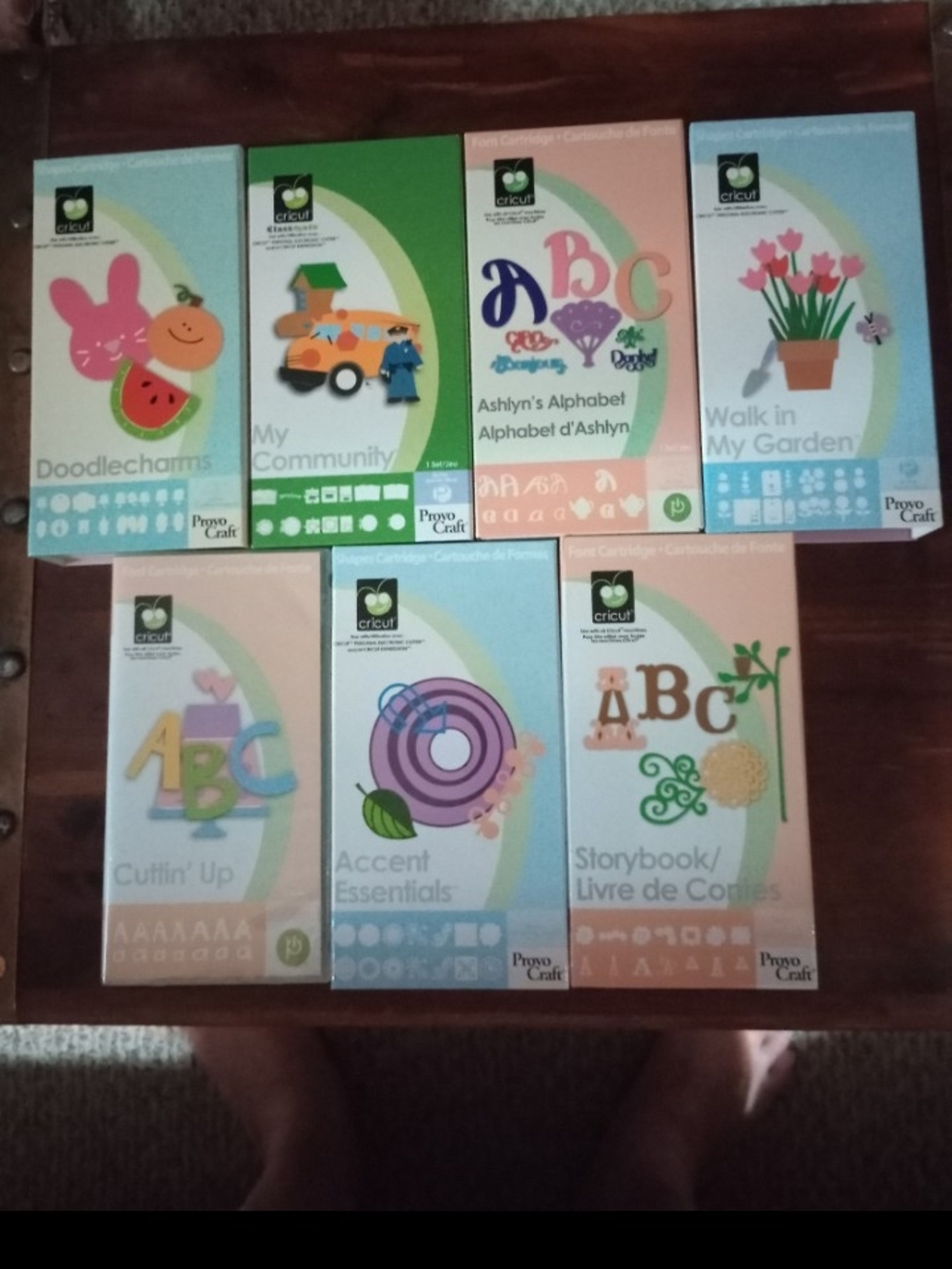 Cricut Craft Cartridges Set
